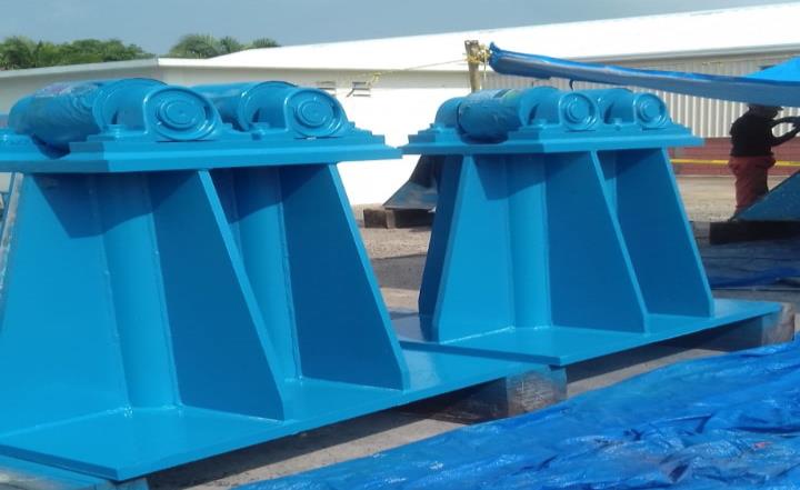 Estructuras soporte fabricadas para ventiladores de transformador principal TG2